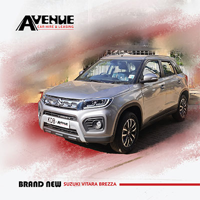 Grey Suzuki Vitara - Avenue Car Hire & Leasing in Nairobi & Mombasa